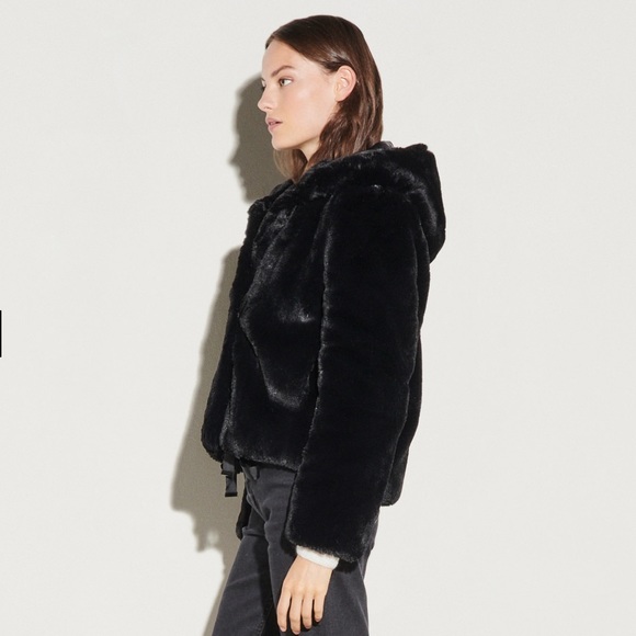 SANDRO ✨NWOT✨ Faux Fur Jacket 😎 - Picture 2 of 10